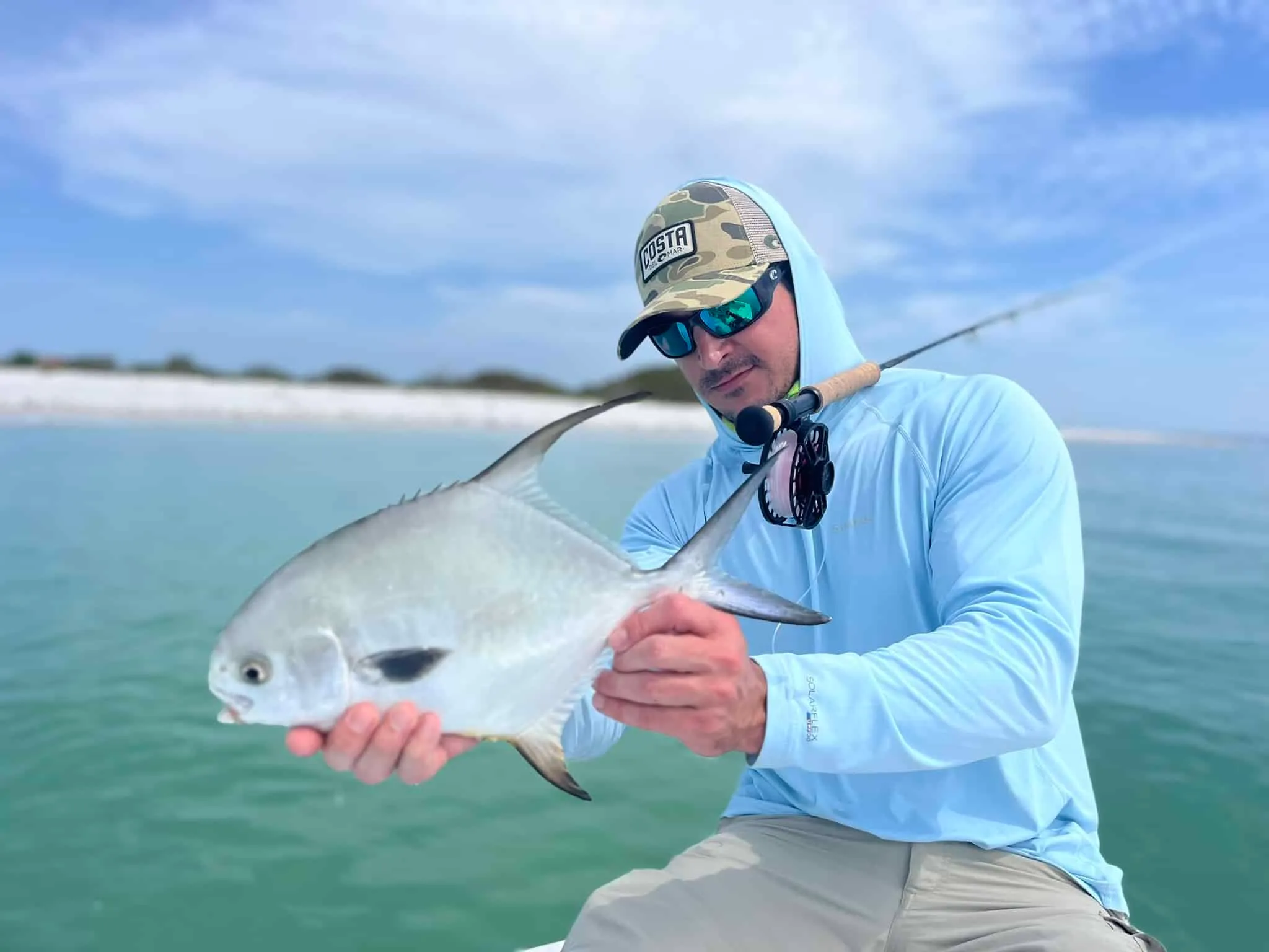 Man holding a permit